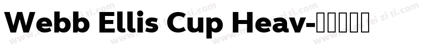 Webb Ellis Cup Heav字体转换